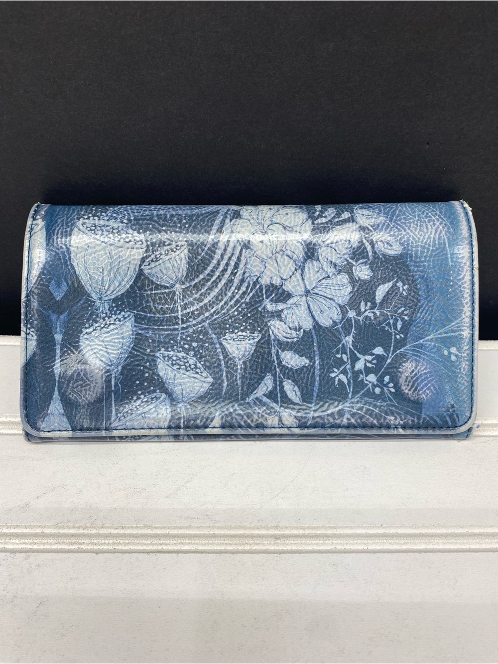 Papaya Blue Trifold Wallet